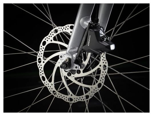 Vélo Fitness Trek FX 2 Disc Shimano Acera/Altus 9V 700 mm Gris Quicksilver – Image 6