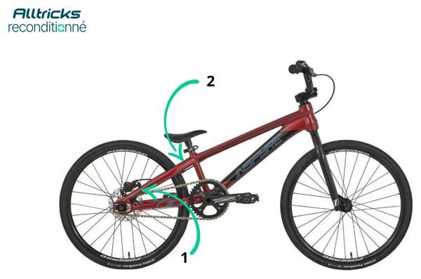 BMX Race Inspyre Evo Disk 2025 20'' Rouge Cherry Red - Produit Reconditionné – Image 3