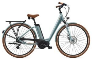 Vélo de Ville Électrique O2 Feel iVog City Up 4.1 Shimano Altus 8V 400 Wh 28'' Gris Perle