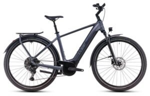 VTC Électrique Cube Touring Hybrid Pro 625 Shimano Cues 11V 625 Wh 700 mm Gris Metallic 2025