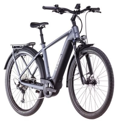 VTC Électrique Cube Touring Hybrid Pro 625 Shimano Cues 11V 625 Wh 700 mm Gris Metallic 2025 – Image 2