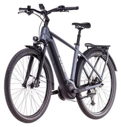VTC Électrique Cube Touring Hybrid Pro 625 Shimano Cues 11V 625 Wh 700 mm Gris Metallic 2025 – Image 3
