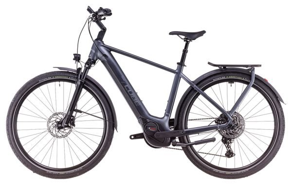 VTC Électrique Cube Touring Hybrid Pro 625 Shimano Cues 11V 625 Wh 700 mm Gris Metallic 2025 – Image 4