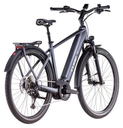VTC Électrique Cube Touring Hybrid Pro 625 Shimano Cues 11V 625 Wh 700 mm Gris Metallic 2025 – Image 6