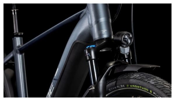 VTC Électrique Cube Touring Hybrid Pro 625 Shimano Cues 11V 625 Wh 700 mm Gris Metallic 2025 – Image 8