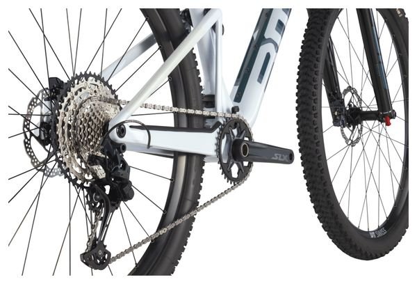 VTT Tout-Suspendu BMC Fourstroke Three Shimano SLX 12V 29'' Bleu Dark Petrol Blanc Sand 2024 – Image 4