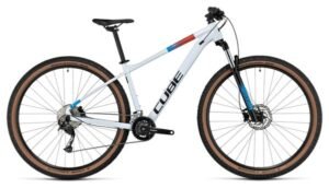 VTT Semi-Rigide Cube Aim SLX Shimano Alivio/Altus 9V 29'' Blanc Bleu