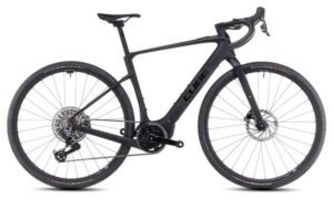 Vélo de Gravel Électrique Cube Nuroad Hybrid C:62 SLX 400X Sram Rival eTap AXS/Sram GX Eagle AXS 12V 400 Wh 700 mm Noir Carbon 2025