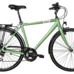 Vélo de Ville Bicyklet George Shimano Acera/Tourney 8V 700 mm Vert Wood