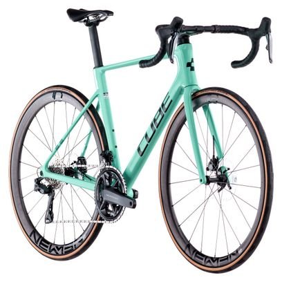 Vélo de Route Cube Litening Air C:68X Race Shimano Ultegra Di2 12V 700 mm Turquoise Dazzle 2025 – Image 2