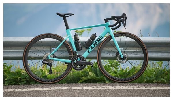 Vélo de Route Cube Litening Air C:68X Race Shimano Ultegra Di2 12V 700 mm Turquoise Dazzle 2025 – Image 10