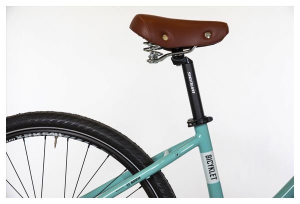 Vélo Fitness Électrique Bicyklet Béatrice Shimano Altus 9V 500 Wh 700 mm Bleu – Image 5