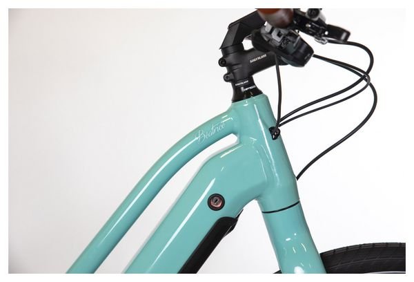 Vélo Fitness Électrique Bicyklet Béatrice Shimano Altus 9V 500 Wh 700 mm Bleu – Image 6