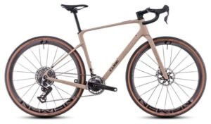 Vélo de Gravel Cube Nuroad C:62 SLT Sram Red XPLR AXS 13V 700 mm Beige Mineral Grit 2025