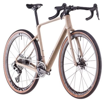 Vélo de Gravel Cube Nuroad C:62 SLT Sram Red XPLR AXS 13V 700 mm Beige Mineral Grit 2025 – Image 2