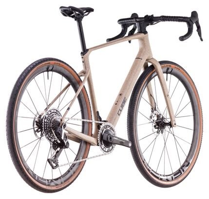 Vélo de Gravel Cube Nuroad C:62 SLT Sram Red XPLR AXS 13V 700 mm Beige Mineral Grit 2025 – Image 6