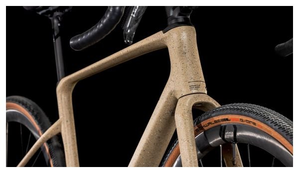 Vélo de Gravel Cube Nuroad C:62 SLT Sram Red XPLR AXS 13V 700 mm Beige Mineral Grit 2025 – Image 8