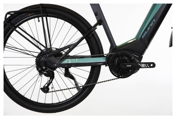 Vélo d'Exposition - Vélo de Ville Électrique Sunn Urb Sleek Woman Shimano Altus 9V 400 Wh 650b Noir / Turquoise 2023 – Image 3
