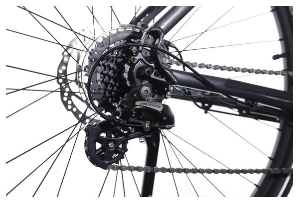 VTC Électrique BH Atom Cross Shimano Altus 8V 500 Wh 700 mm Gris Plata 2023 - Produit Reconditionné – Image 4