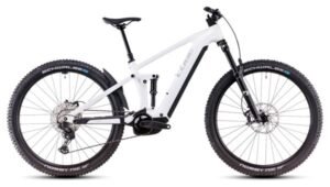 VTT Électrique Tout-Suspendu Cube Stereo Hybrid One44 EXC 800 Shimano Deore XT 12V 800 Wh 29'' Blanc Marble 2025