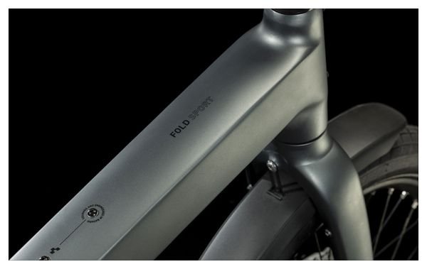 Vélo Pliant Électrique Cube Fold Sport Hybrid 500 Shimano Tiagra 10V 500 Wh 20'' Gris Flash – Image 7