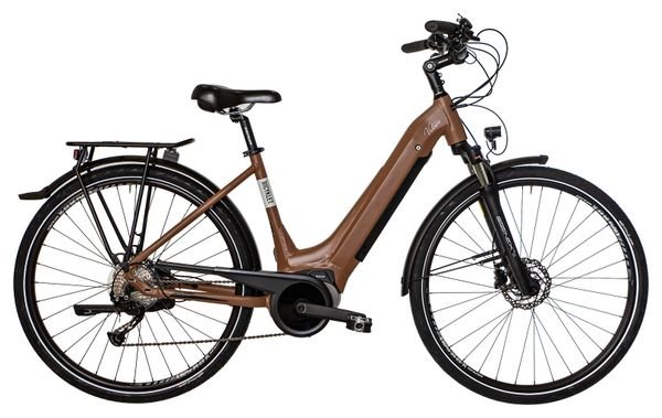 Vélo de Ville Électrique Bicyklet Victoire Shimano Alivio 9V 400 Wh 700 mm Marron - Produit Reconditionné