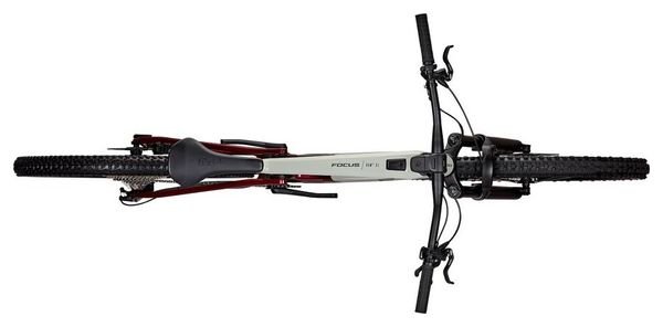 VTT Électrique Tout-Suspendu Focus VAM² SL 8.7 Shimano Deore 12V 430Wh 29'' Gris Rouge 2025 – Image 4