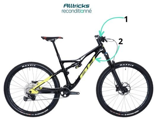 VTT Tout-Suspendu BH Lynx Trail Carbon 9.0 Shimano Deore XT 12V 29'' Noir/Jaune 2022 - Produit Reconditionné – Image 7
