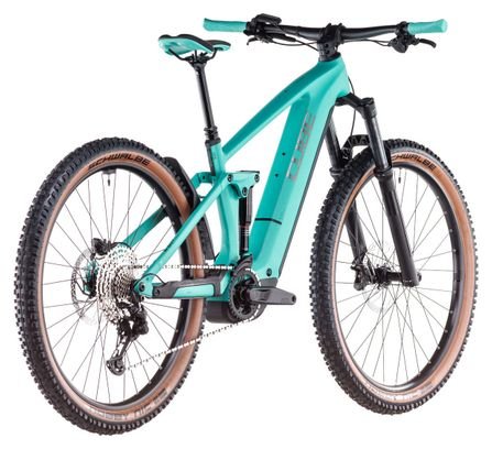 VTT Électrique Tout-Suspendu Cube Stereo Hybrid One44 EX 800 Shimano Deore/Deore XT 12V 800 Wh 29'' Bleu Scuba 2025 – Image 6