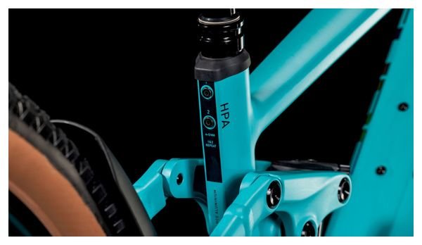 VTT Électrique Tout-Suspendu Cube Stereo Hybrid One44 EX 800 Shimano Deore/Deore XT 12V 800 Wh 29'' Bleu Scuba 2025 – Image 10