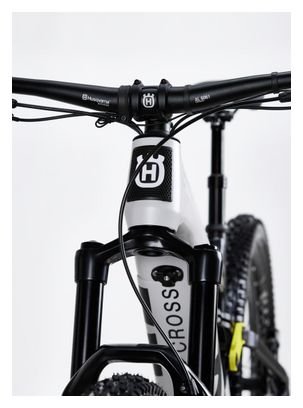VTT Electrique Tout-Suspendu Husqvarna Mountain Cross MC3 Shimano Deore 12V 630 Wh 29/27.5'' Blanc – Image 5